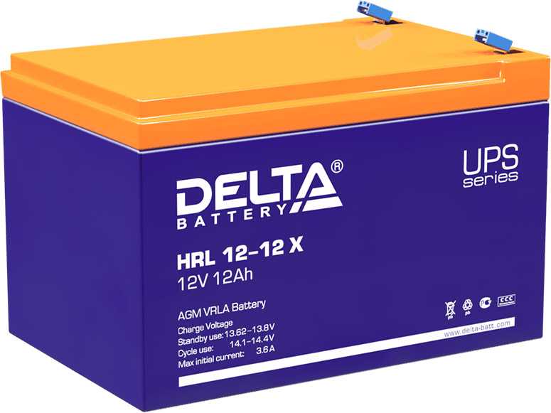 Delta HRL 12-12 X Аккумуляторы фото, изображение
