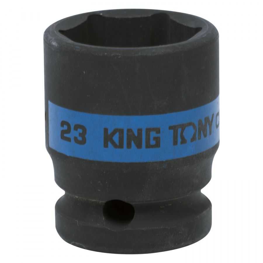 Головка торцевая ударная шестигранная 1/2", 23 мм KING TONY 453523M Торцевые головки ударные фото, изображение